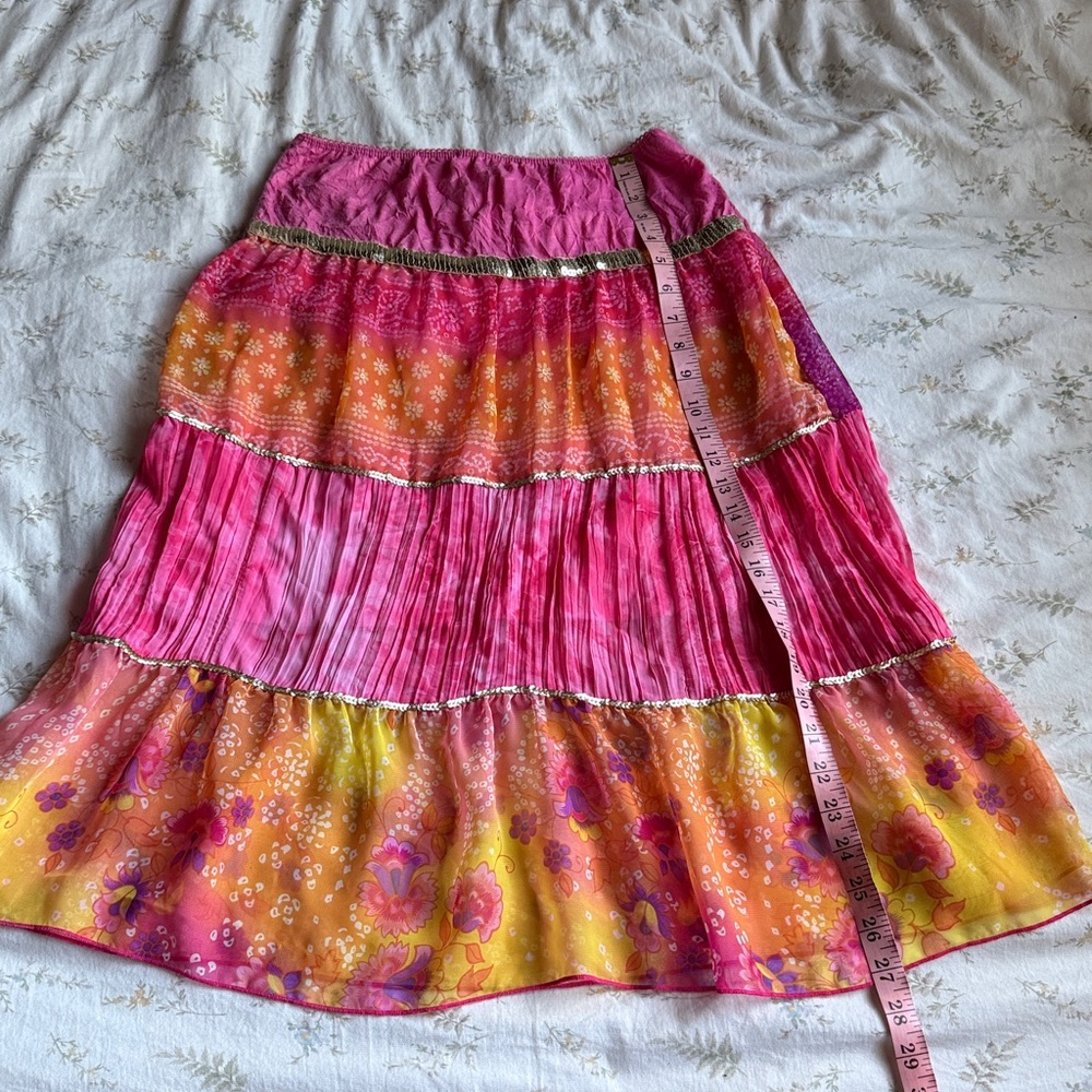 Amy byer Multicolored sequined midi skirt size XL in great condition - Picture 2 of 7